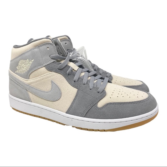 Jordan Other - Air Jordan 1 Mid SE Coconut Milk/Particle Grey DN4281-100 Size 14.